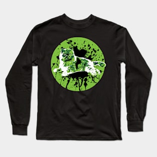 Splatter Cat Long Sleeve T-Shirt